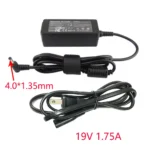 Acer AC Adapter Laptop Charger 19v 1.75a 33W 4.0*1.35mm