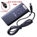 Dell AC Adapter Charger 19.5v 4.62a 90w 7.4*5.0 pin OVAL