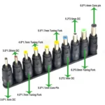 DC Power Charger Converters Plug From Toshiba 5.5*2.5mm to 38pcs 1Set