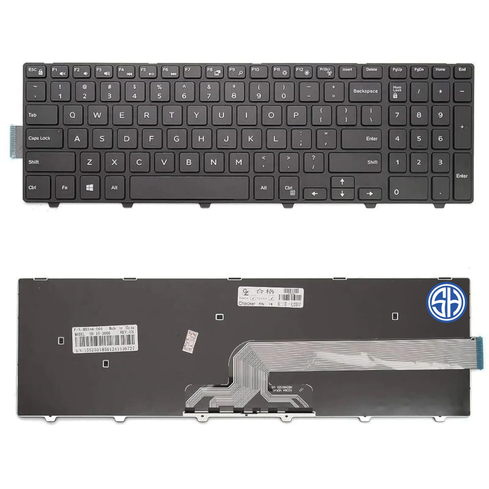 DELL 5558 Keyboard DELL 5558 Laptop Keyboard - Image 1