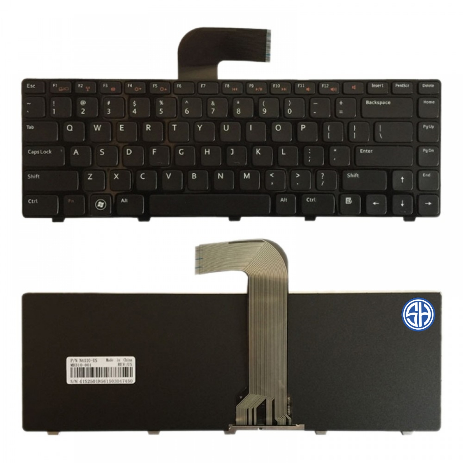 DELL N4110 Keyboard DELL N4110 Laptop Keyboard - Image 1