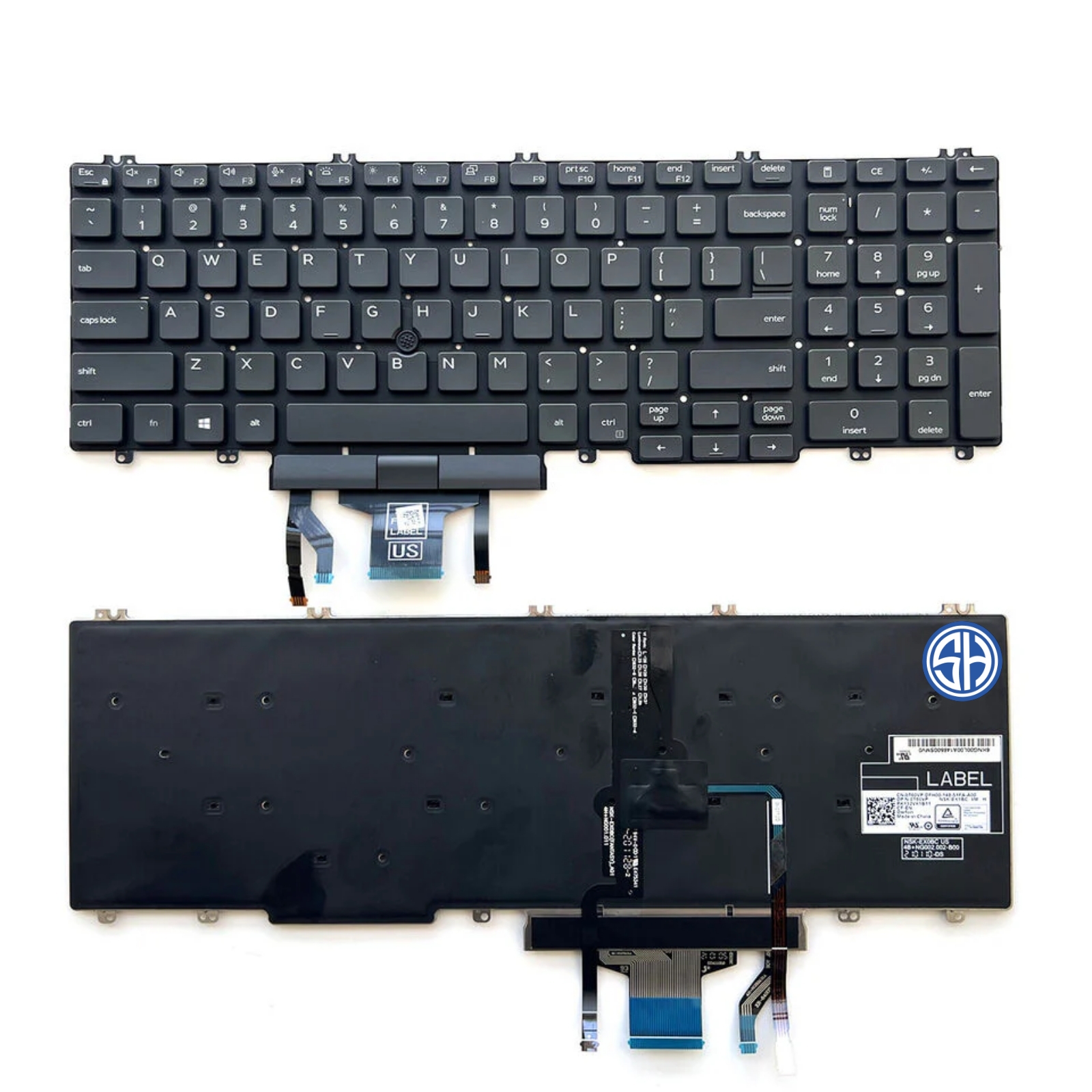DELL Precision 3540 Keyboard DELL Precision 3540 Laptop Keyboard - Image 1