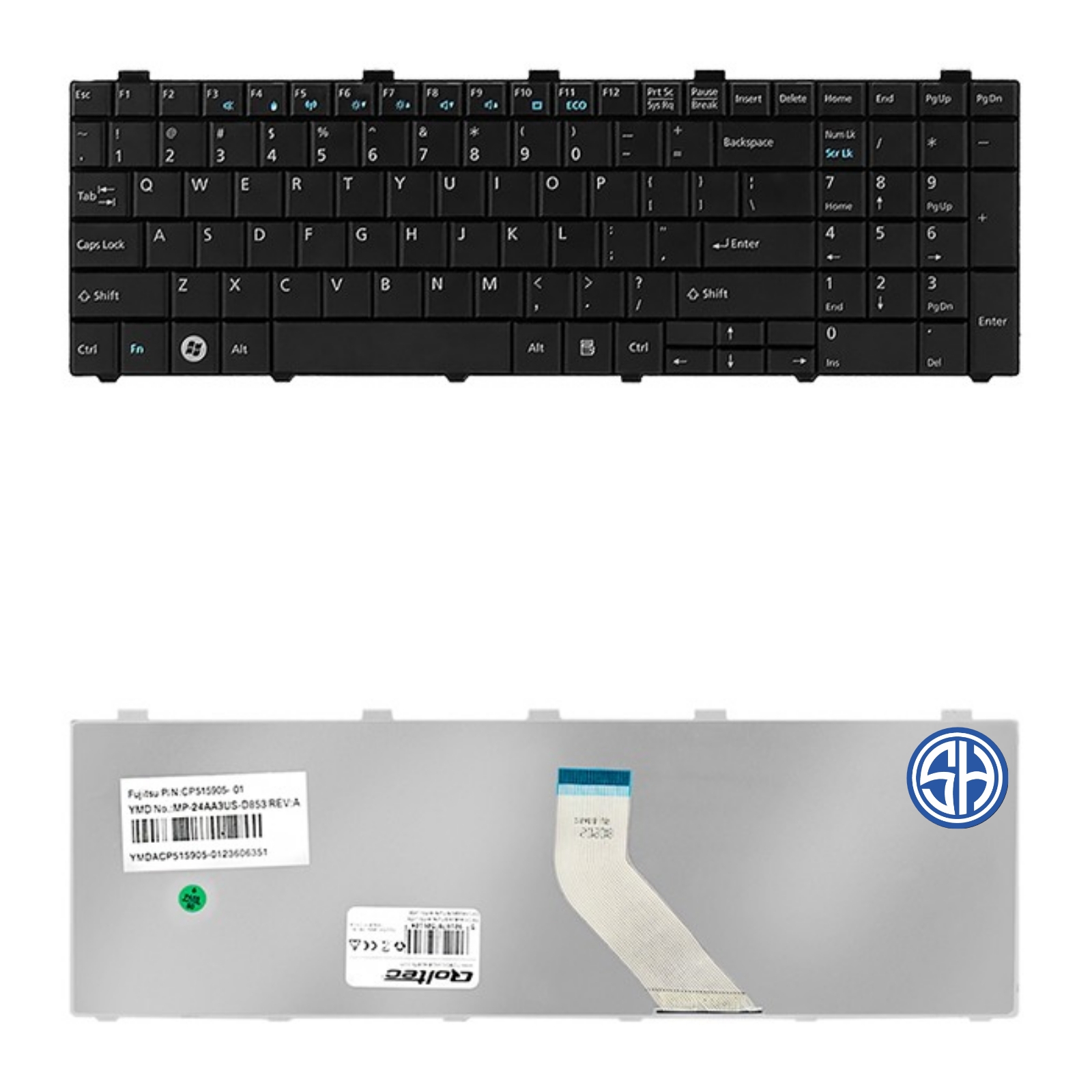 FUJITSU AH530 Keyboard FUJITSU AH530 Laptop Keyboard - Image 1