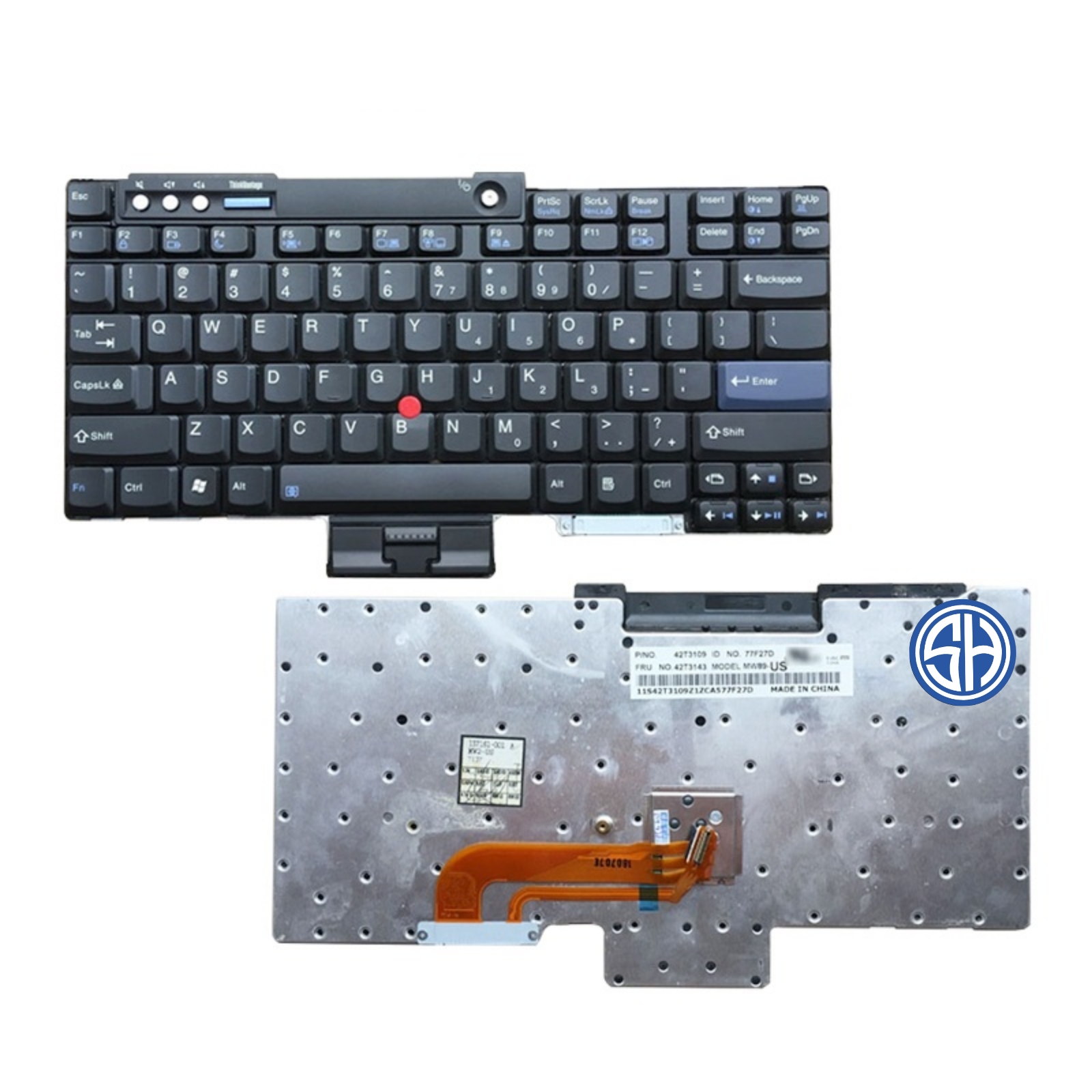 LENOVO R400 Keyboard LENOVO R400 T400 Laptop Keyboard - Image 1
