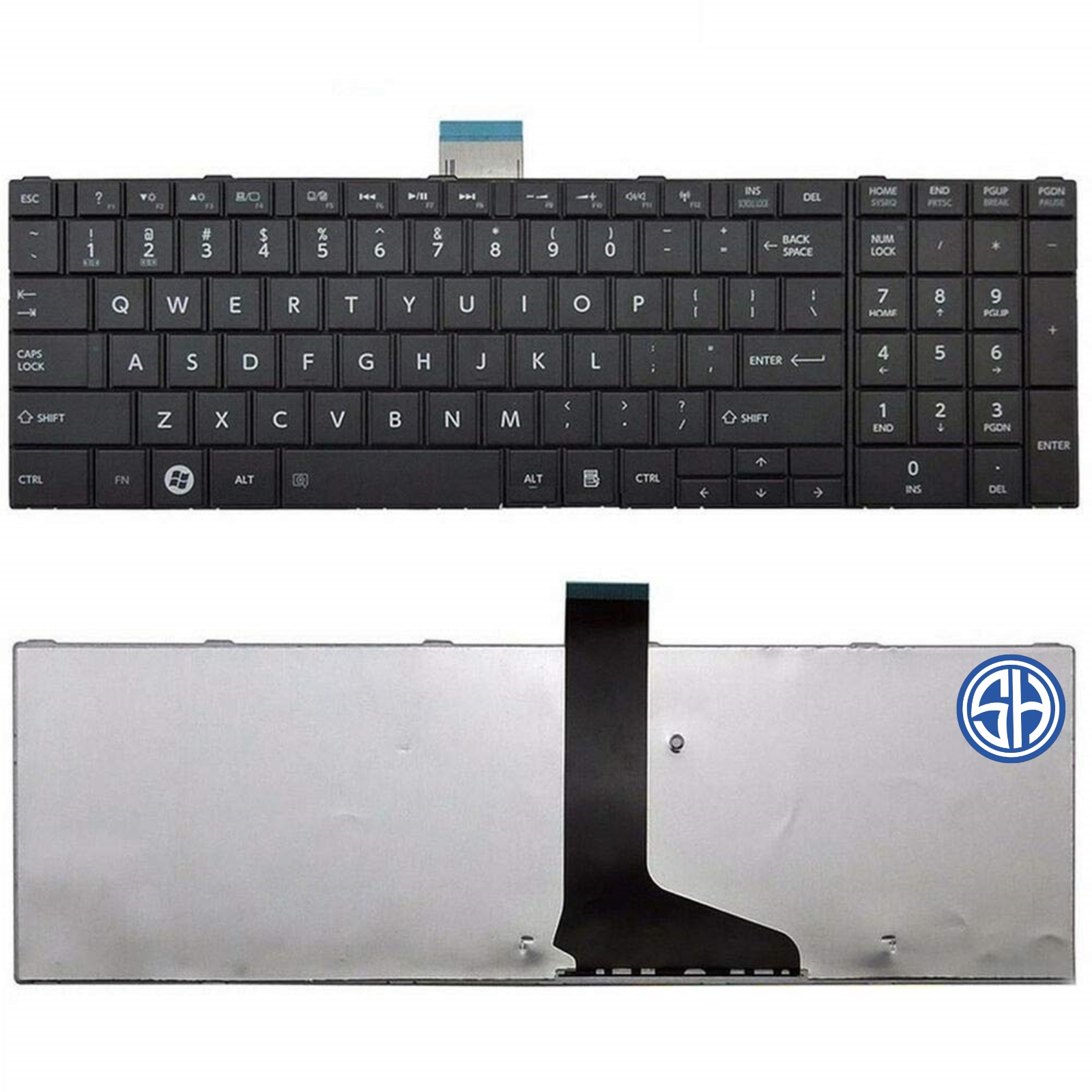 TOSHIBA C850 Keyboard TOSHIBA C850 C850D Laptop Keyboard - Image 1