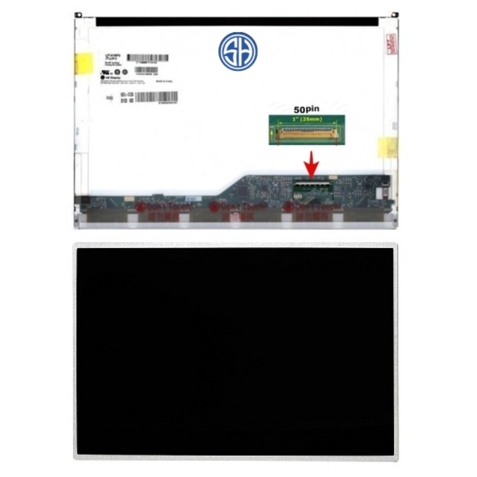 14.1 led 50 pin 14.1 led 50 pin LP141WP2(TL)(A1) B141PW04 V.0 HW0A Laptop Screen - Image 1
