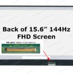 15.6 slim 40pin 1920 x 1080 Matte 144HZ FRAMELESS NV156FHM-N4K B156HAN08.2. LP156WFG(SP)(F2). NV156FHM-NY4 V8.0 Laptop Screen