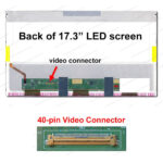 17.3 led 40pin Laptop Screen