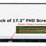 17.3 slim 30pin Laptop Screen