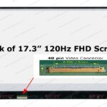 17.3 slim 40pin 1920*1080 Matte 120Hz B173HAN01.1 HW1A Laptop Screen