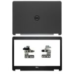 DELL E5470 laptop Housing Top Lid Rear & LCD Back case & Front Bezel with hinges ABH