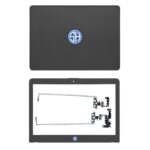 HP 14-BS laptop Housing Top Lid Rear & LCD Back case & Front Bezel with hinges ABH