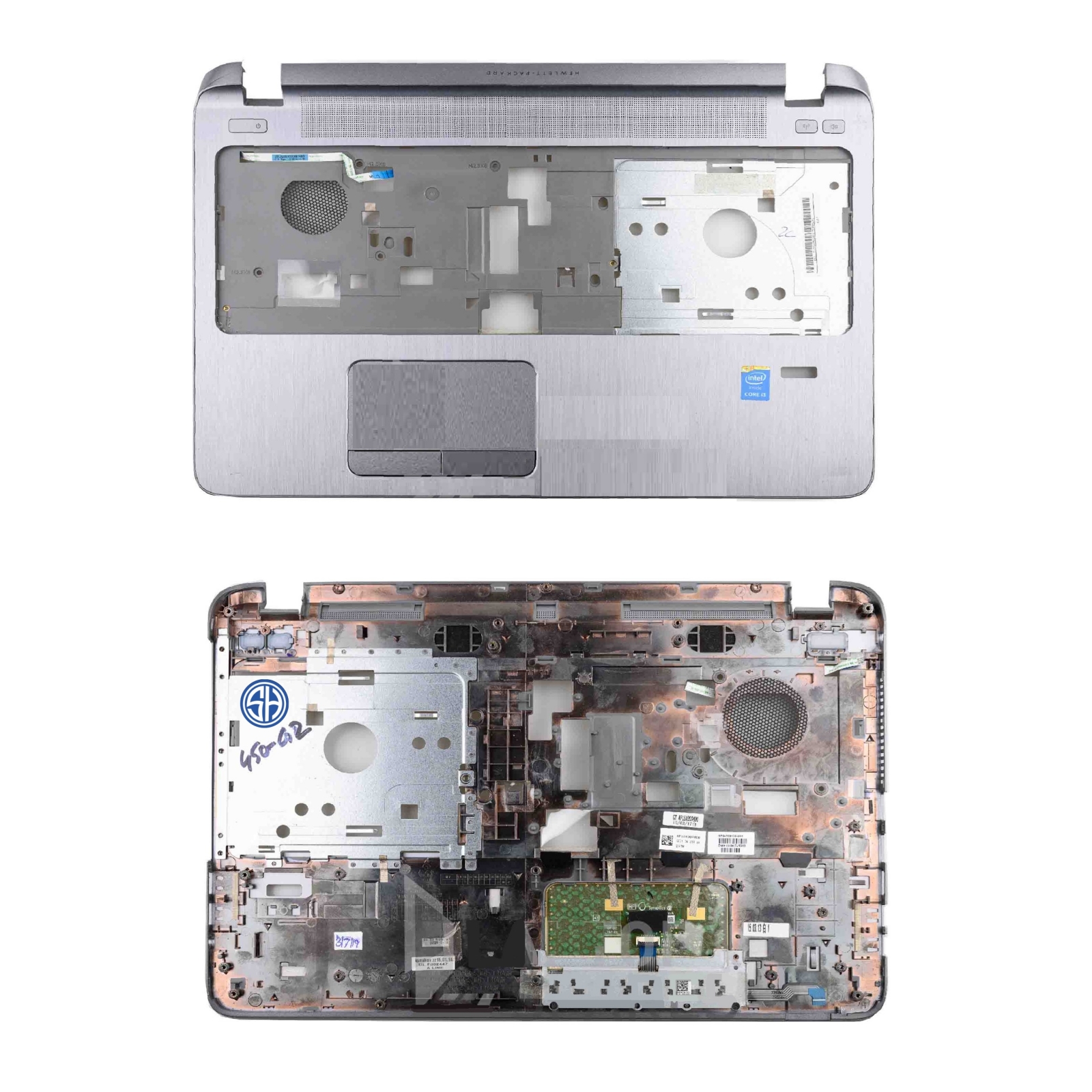 HP 450 G2 C+T.P+click Housing HP 450 G2 laptop Housing Upper Case Palmrest Touchpad Cover and Click C - Image 1