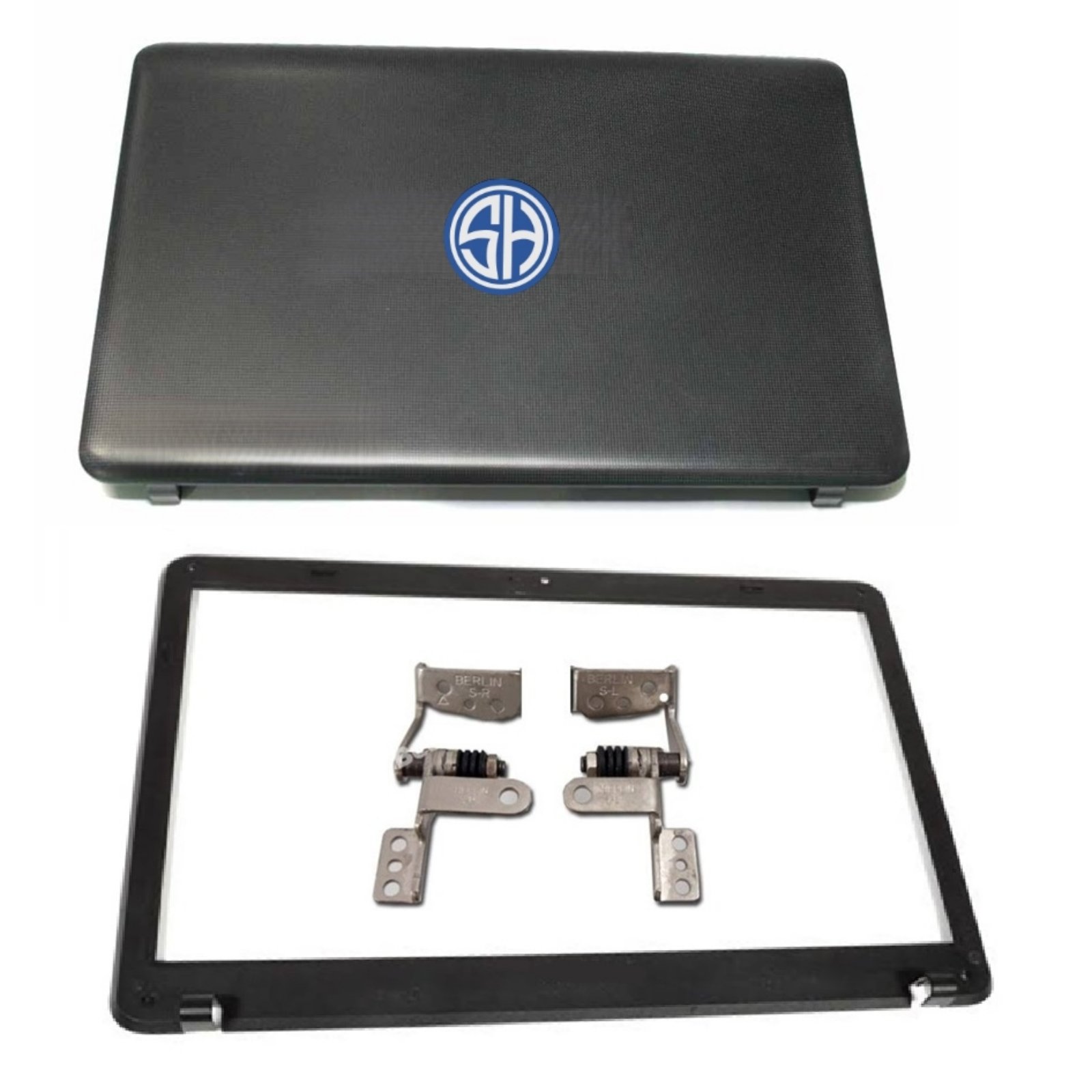 Toshiba C650 ABH HOUSING TOSHIBA C650 laptop Housing Top Lid Rear & LCD Back case & Front Bezel with hinges ABH (two screws) - Image 1