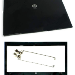HP 4520S laptop Housing Top Lid Rear & LCD Back case & Front Bezel with hinges ABH
